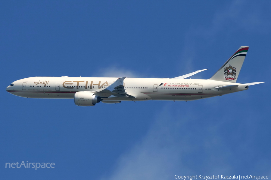 Etihad Airways Boeing 777-3FX(ER) (A6-ETM) | Photo 51710