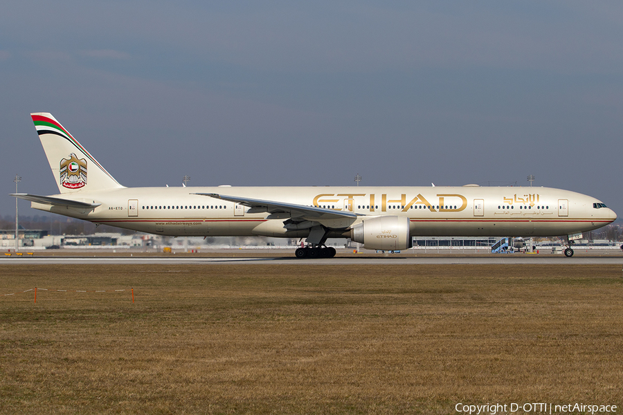 Etihad Airways Boeing 777-3FX(ER) (A6-ETO) | Photo 233196
