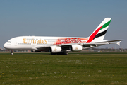 Emirates Airbus A380-861 (A6-EUA) at  Amsterdam - Schiphol, Netherlands