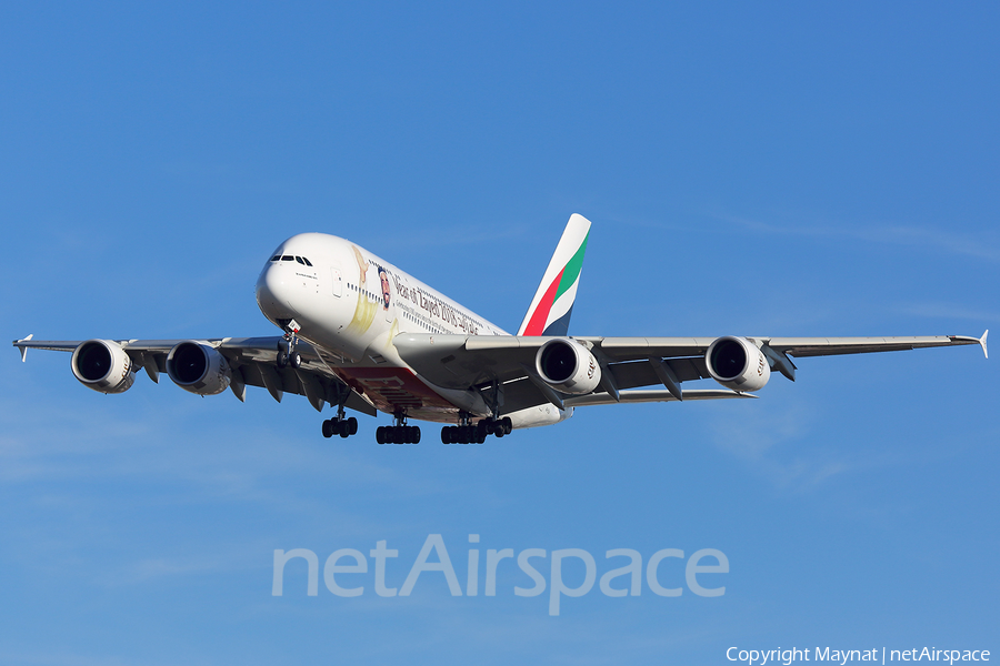 Emirates Airbus A380-861 (A6-EUA) | Photo 303023