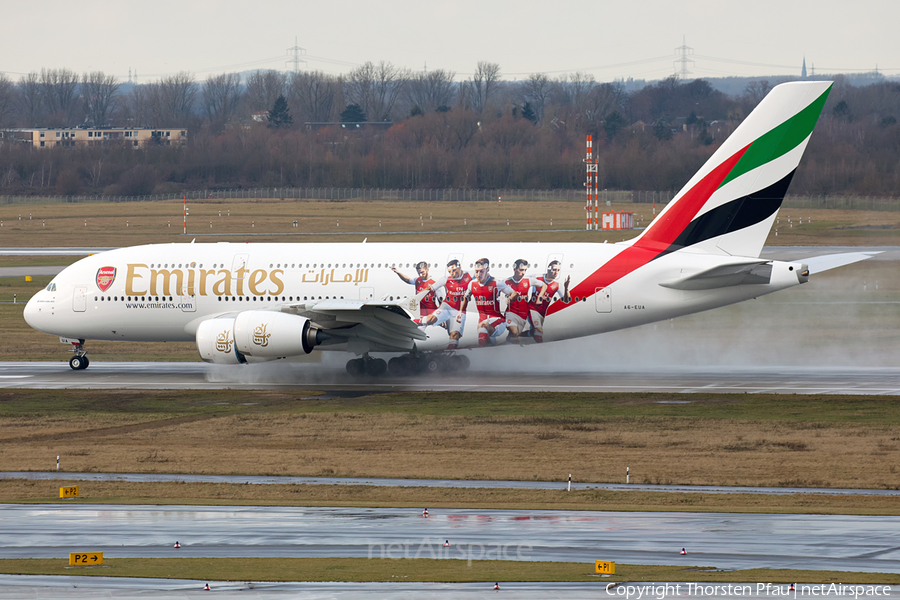 Emirates Airbus A380-861 (A6-EUA) | Photo 139368