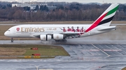 Emirates Airbus A380-861 (A6-EUA) at  Dusseldorf - International, Germany