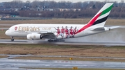 Emirates Airbus A380-861 (A6-EUA) at  Dusseldorf - International, Germany