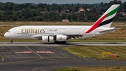 Emirates Airbus A380-861 (A6-EUA) at  Dusseldorf - International, Germany