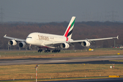 Emirates Airbus A380-861 (A6-EUA) at  Dusseldorf - International, Germany