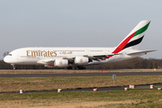 Emirates Airbus A380-861 (A6-EUA) at  Dusseldorf - International, Germany