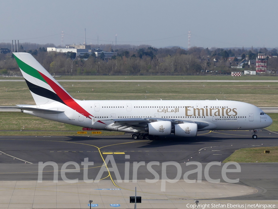 Emirates Airbus A380-861 (A6-EUA) | Photo 500281