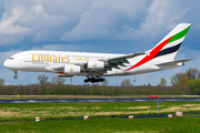 Emirates Airbus A380-861 (A6-EUA) at  Dusseldorf - International, Germany