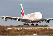 Emirates Airbus A380-861 (A6-EUA) at  Hamburg - Fuhlsbuettel (Helmut Schmidt), Germany