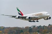 Emirates Airbus A380-861 (A6-EUA) at  Hamburg - Fuhlsbuettel (Helmut Schmidt), Germany