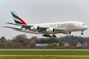 Emirates Airbus A380-861 (A6-EUA) at  Hamburg - Fuhlsbuettel (Helmut Schmidt), Germany
