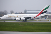 Emirates Airbus A380-861 (A6-EUA) at  Hamburg - Fuhlsbuettel (Helmut Schmidt), Germany