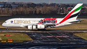 Emirates Airbus A380-861 (A6-EUB) at  Dusseldorf - International, Germany