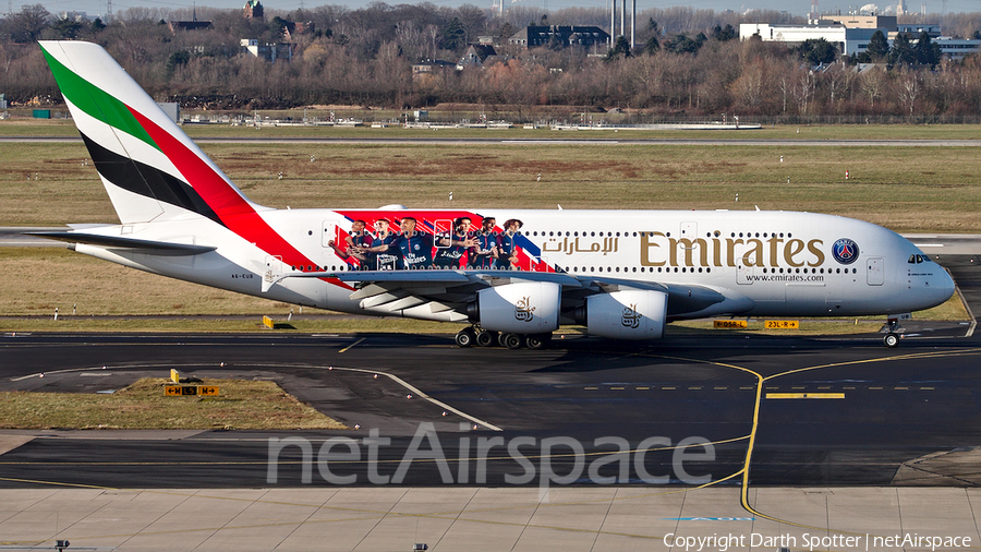 Emirates Airbus A380-861 (A6-EUB) | Photo 256897