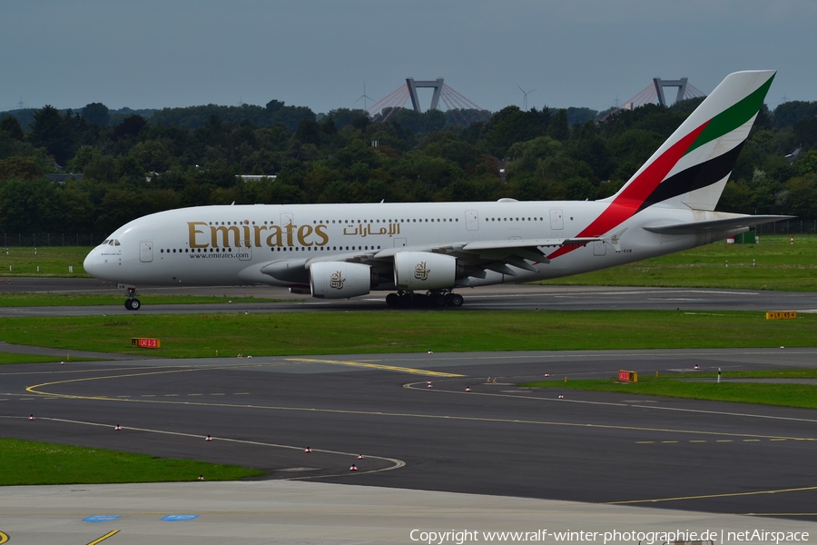 Emirates Airbus A380-861 (A6-EUB) | Photo 354651