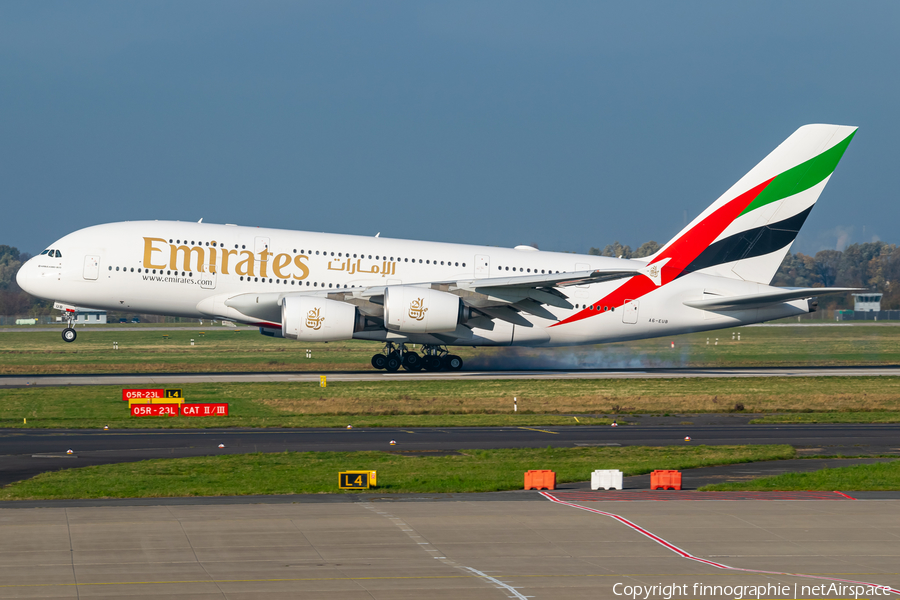 Emirates Airbus A380-861 (A6-EUB) | Photo 480349
