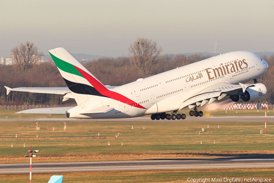 Emirates Airbus A380-861 (A6-EUB) | Photo 486945