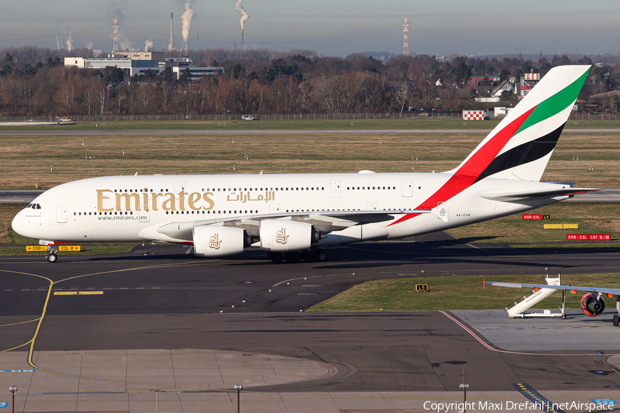 Emirates Airbus A380-861 (A6-EUB) | Photo 486950