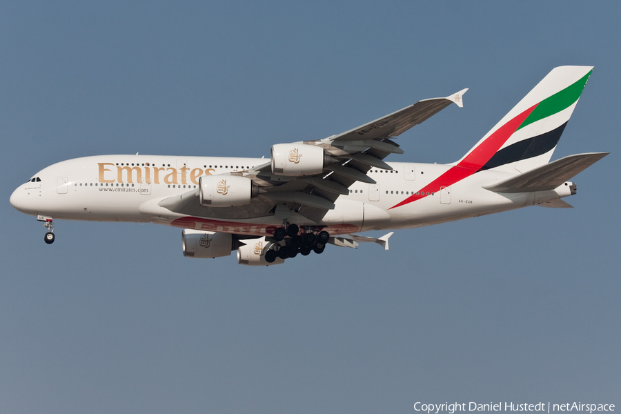 Emirates Airbus A380-861 (A6-EUB) | Photo 416182