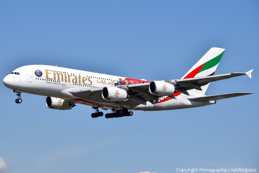 Emirates Airbus A380-861 (A6-EUB) | Photo 422470