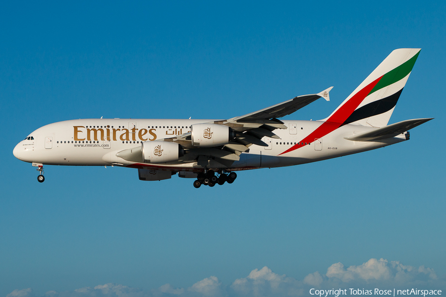 Emirates Airbus A380-861 (A6-EUB) | Photo 325754