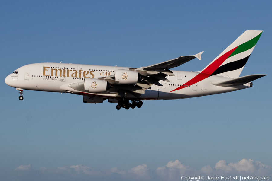 Emirates Airbus A380-861 (A6-EUB) | Photo 414559