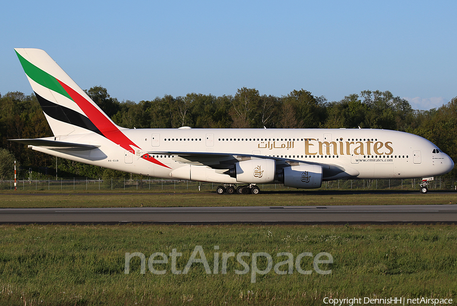 Emirates Airbus A380-861 (A6-EUB) | Photo 444112
