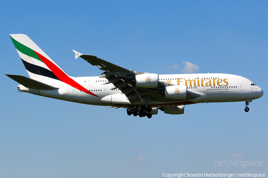 Emirates Airbus A380-861 (A6-EUB) | Photo 205047