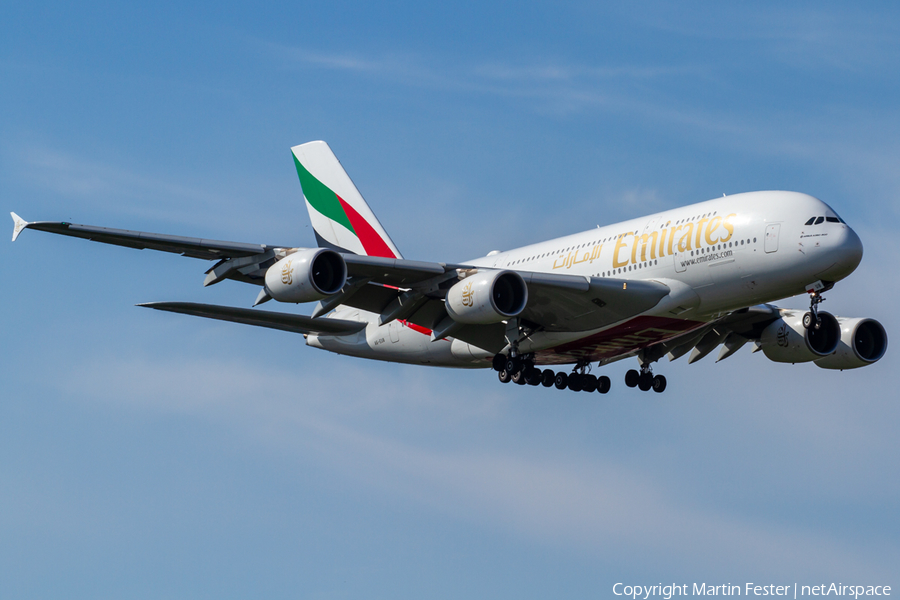Emirates Airbus A380-861 (A6-EUB) | Photo 346344