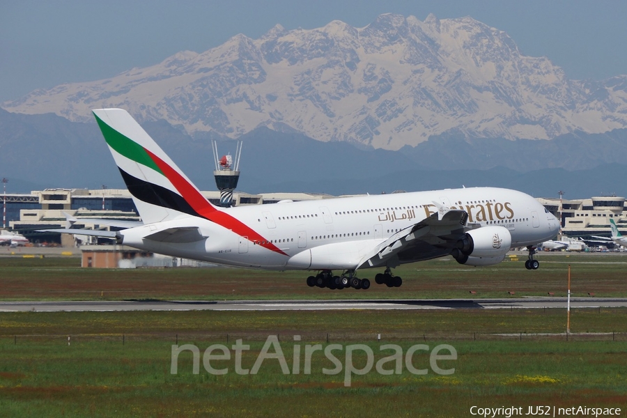 Emirates Airbus A380-861 (A6-EUB) | Photo 325300