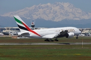 Emirates Airbus A380-861 (A6-EUB) at  Milan - Malpensa, Italy