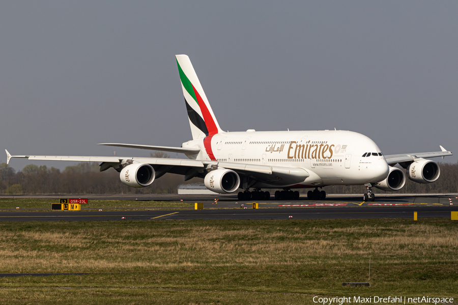 Emirates Airbus A380-861 (A6-EUC) | Photo 500557