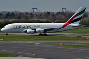 Emirates Airbus A380-861 (A6-EUC) at  Dusseldorf - International, Germany