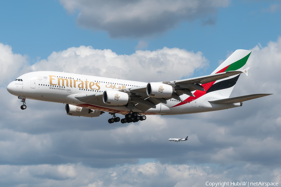 Emirates Airbus A380-861 (A6-EUC) | Photo 429847
