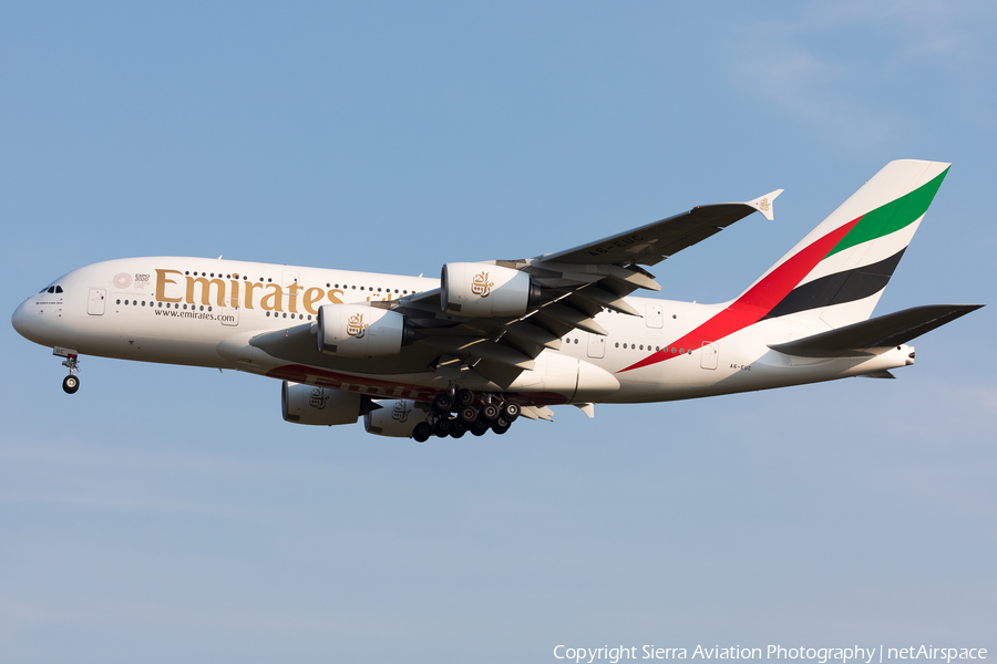 Emirates Airbus A380-861 (A6-EUC) | Photo 502483