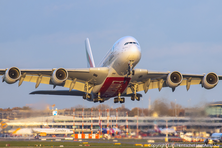 Emirates Airbus A380-861 (A6-EUC) | Photo 478495