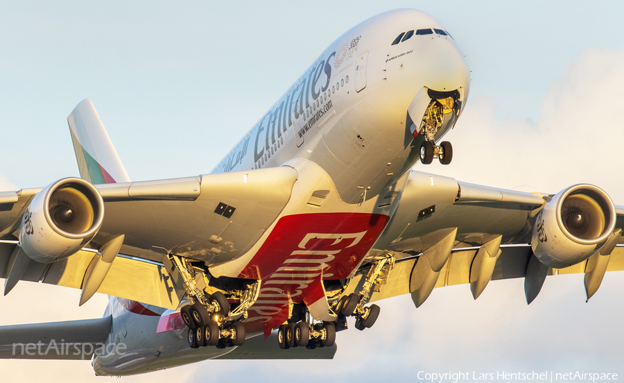 Emirates Airbus A380-861 (A6-EUC) | Photo 478500
