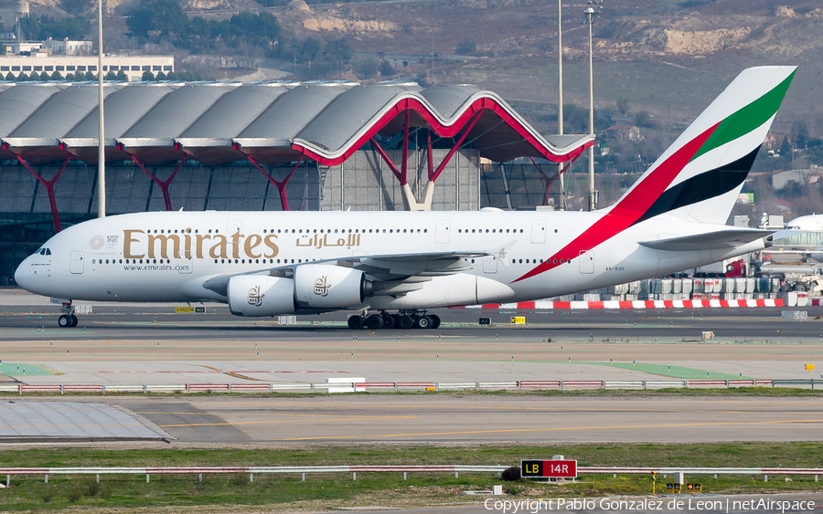 Emirates Airbus A380-861 (A6-EUC) | Photo 339722