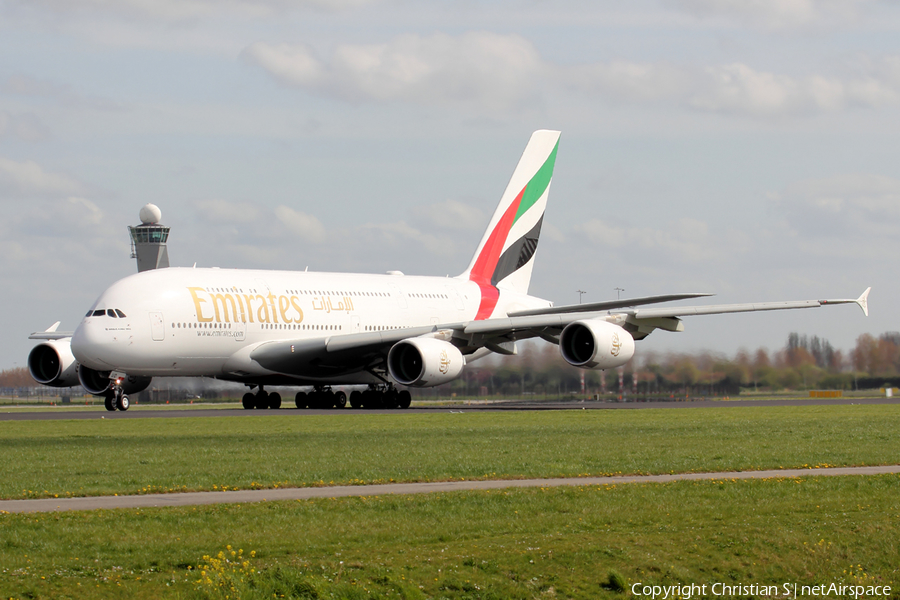 Emirates Airbus A380-861 (A6-EUD) | Photo 156092
