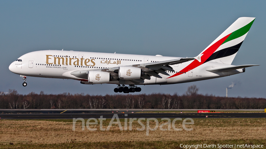 Emirates Airbus A380-861 (A6-EUD) | Photo 240663