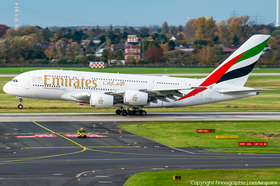 Emirates Airbus A380-861 (A6-EUD) | Photo 478448
