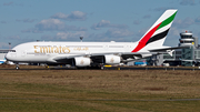 Emirates Airbus A380-861 (A6-EUE) at  Dusseldorf - International, Germany