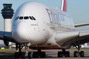 Emirates Airbus A380-861 (A6-EUE) at  Manchester - International (Ringway), United Kingdom