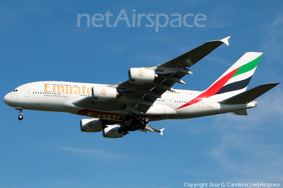 Emirates Airbus A380-861 (A6-EUG) | Photo 172554