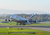 Emirates Airbus A380-861 (A6-EUG) at  Zurich - Kloten, Switzerland