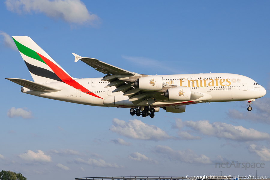 Emirates Airbus A380-861 (A6-EUH) | Photo 410805