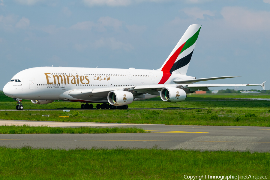 Emirates Airbus A380-861 (A6-EUI) | Photo 571854