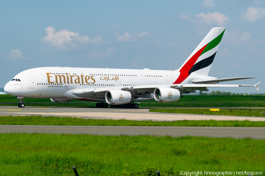 Emirates Airbus A380-861 (A6-EUI) | Photo 571855