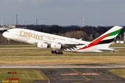 Emirates Airbus A380-861 (A6-EUI) at  Dusseldorf - International, Germany