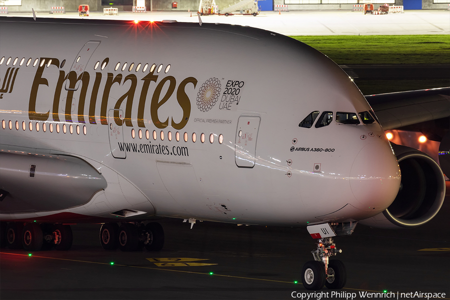 Emirates Airbus A380-861 (A6-EUI) | Photo 354732